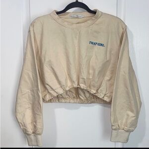 Minaa Monroe "That Girl" Long Sleeve Crop Top